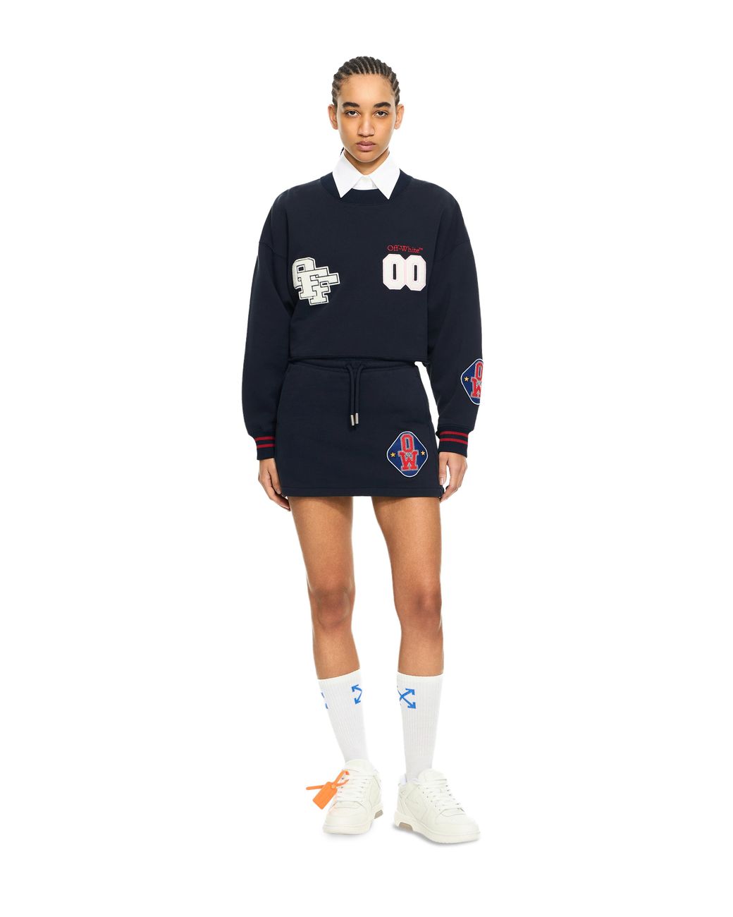 Off-White c/o Virgil Abloh Blue Royal Patch Sweatskirt