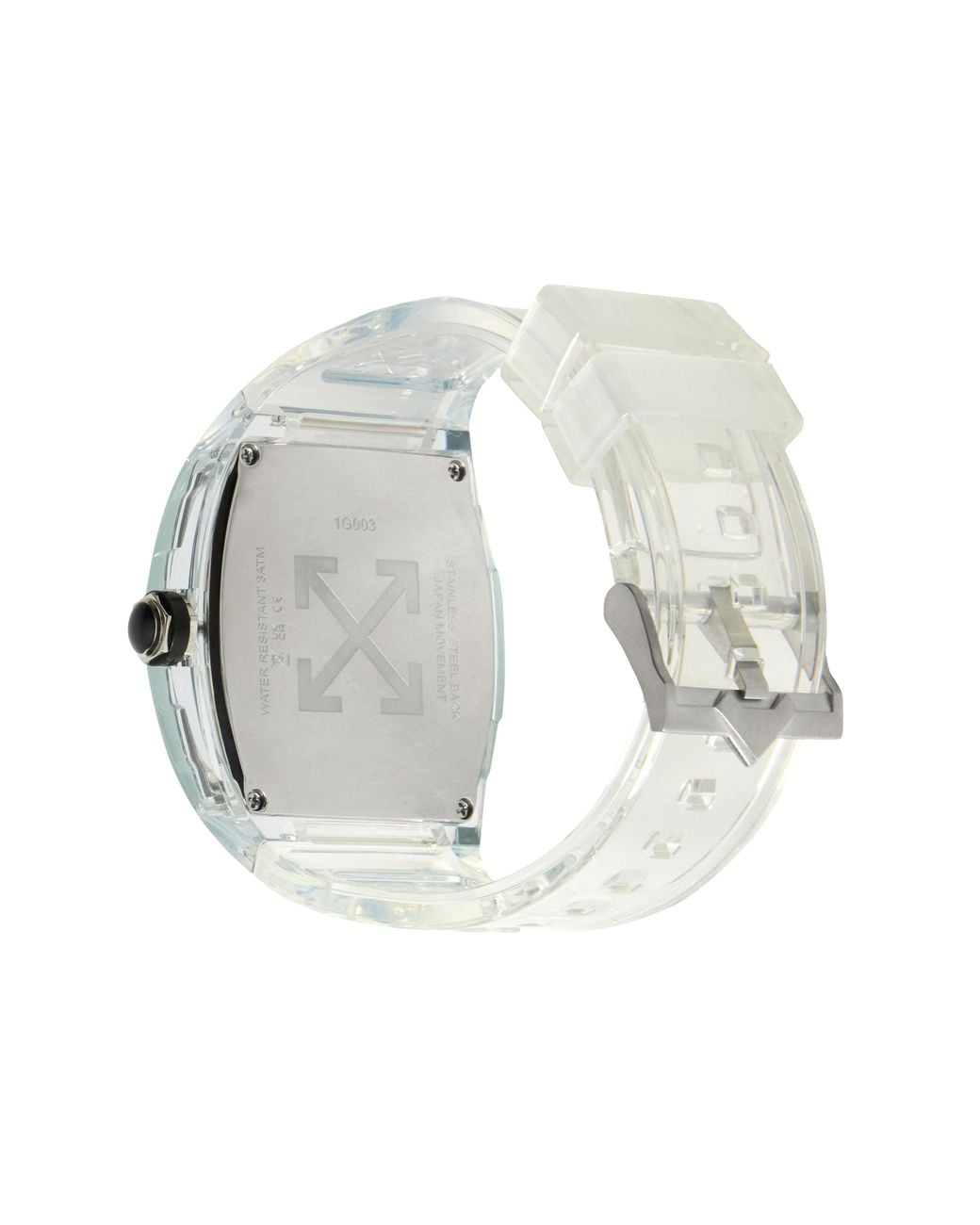 Off-White c/o Virgil Abloh Metallic "Beat" Watch for men