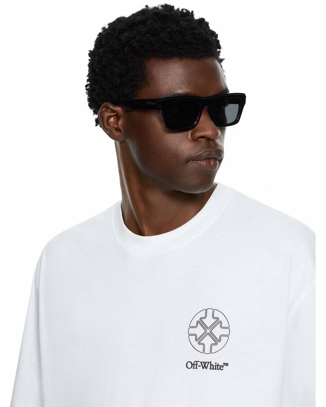 Off-White c/o Virgil Abloh White Offline Half Arrow Skate T-Shirt for men