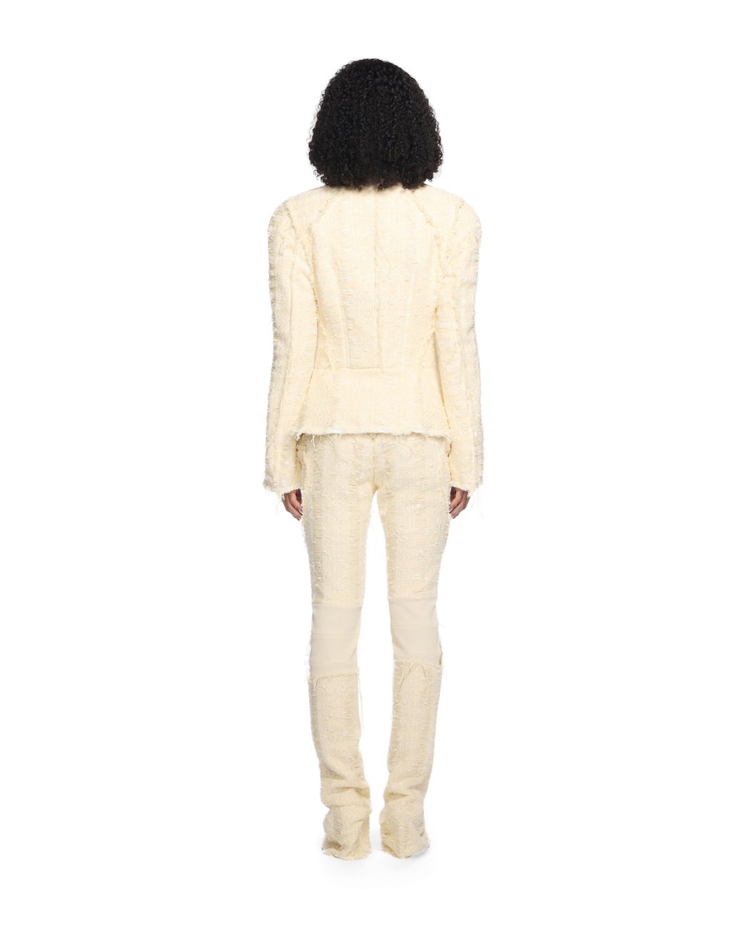 Off-White c/o Virgil Abloh Natural Tweed Slim Pants