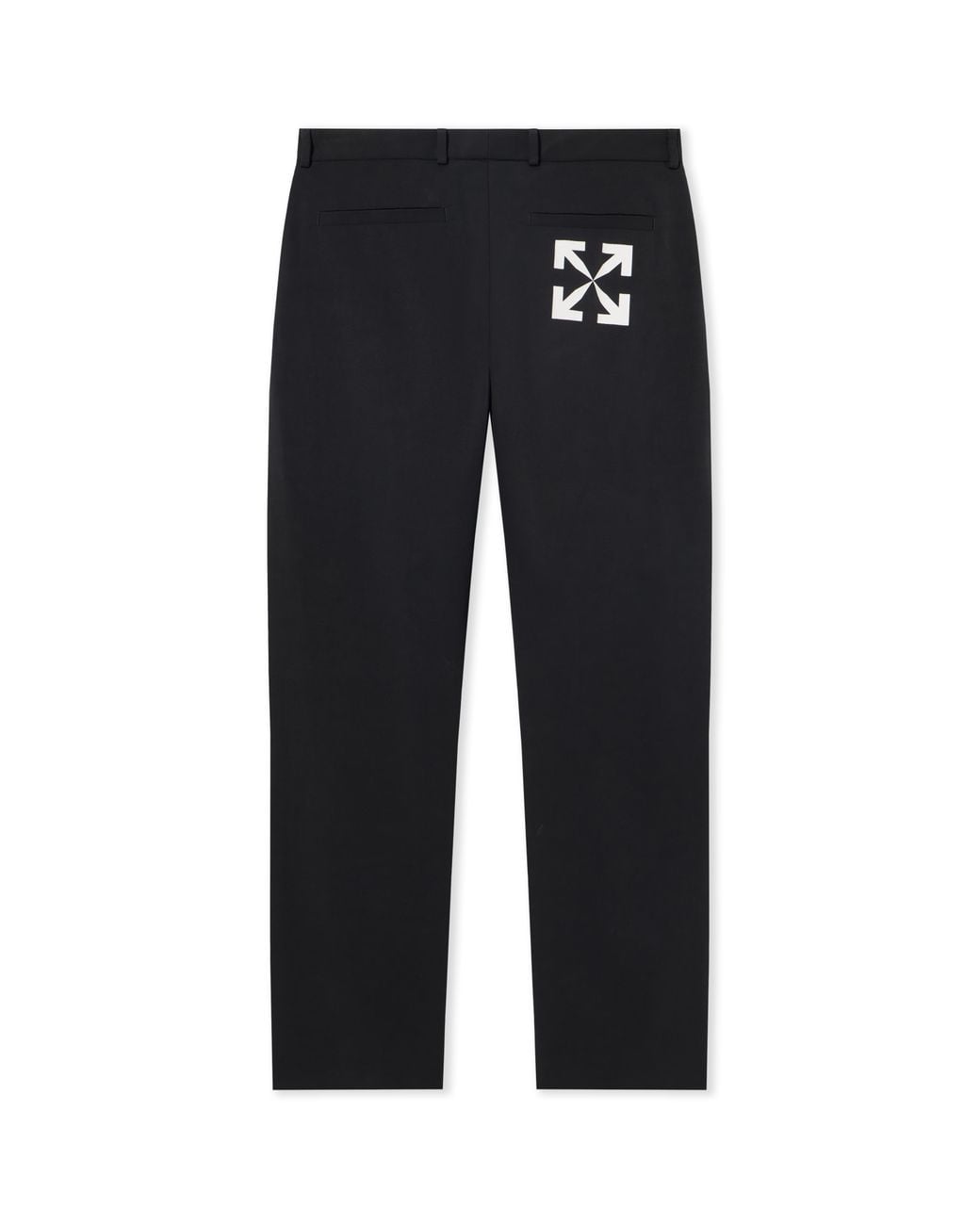 Off-White c/o Virgil Abloh Black Single Arrow Straight Chino Pants for men