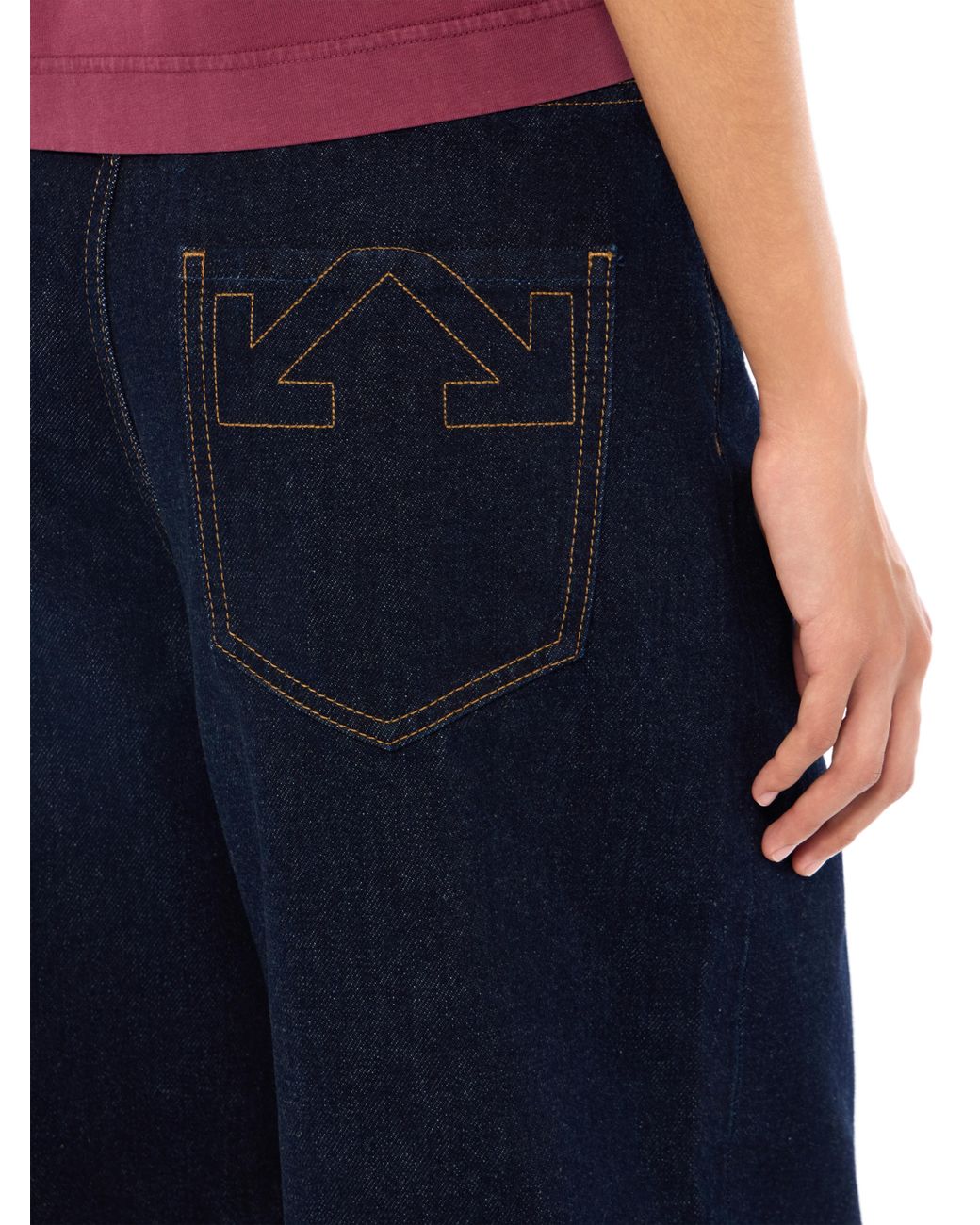 Off-White c/o Virgil Abloh Blue Balloon Denim Pants
