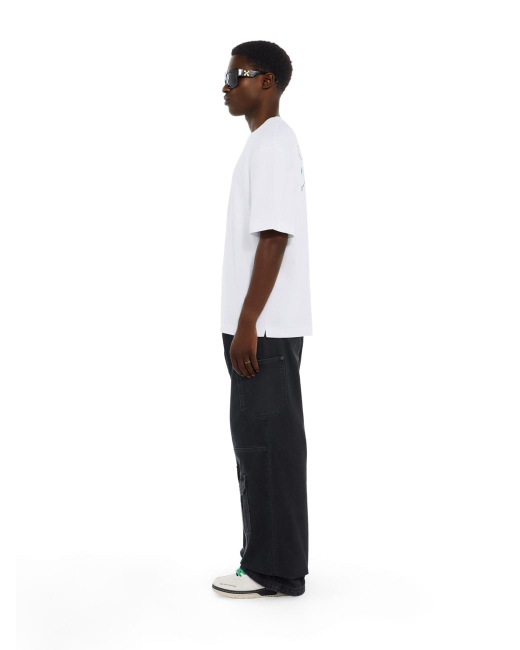 Off-White c/o Virgil Abloh White Miles Davis League Skate T-Shirt for men