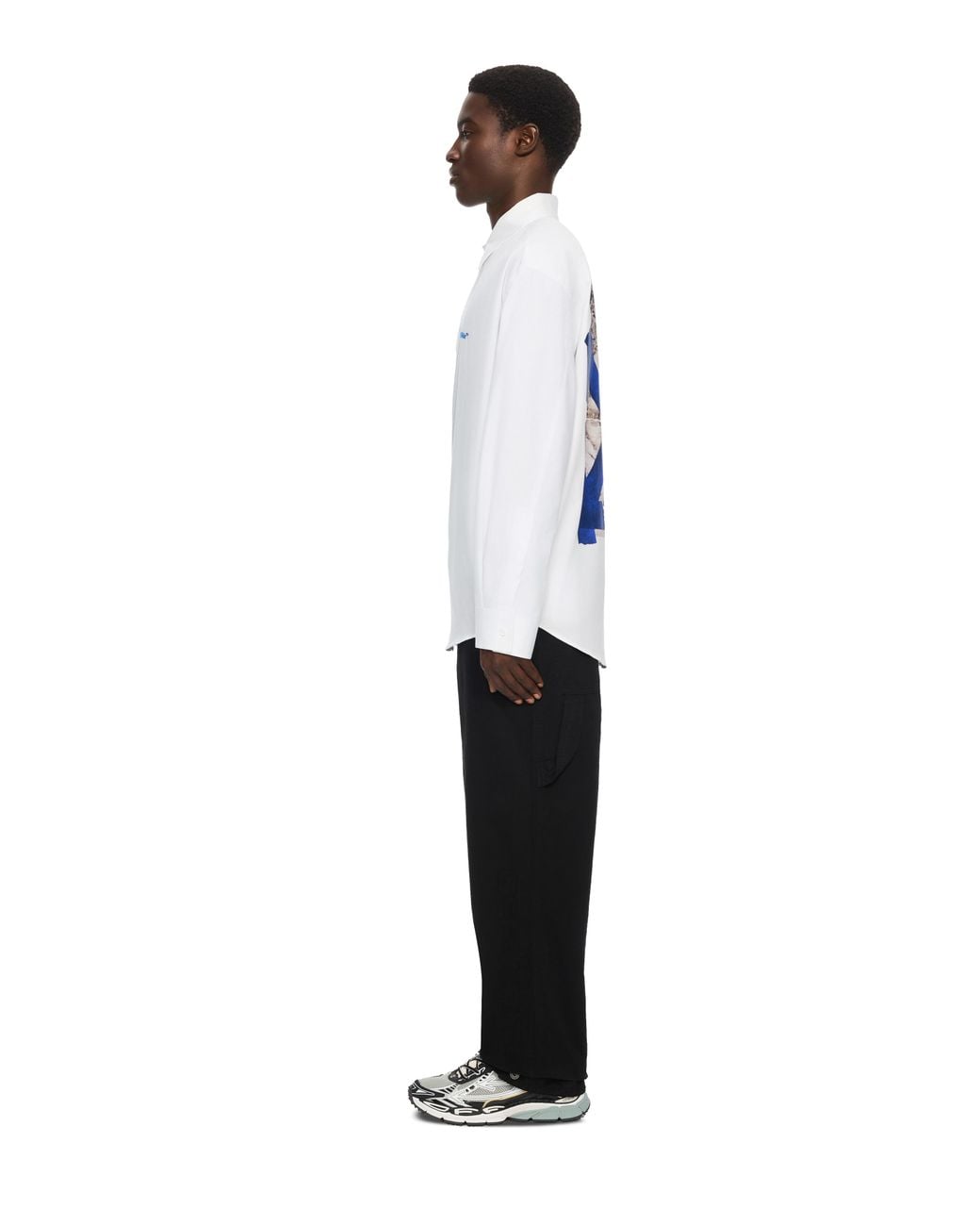 Off-White c/o Virgil Abloh White Bacco Arrow Poplin Overshirt for men