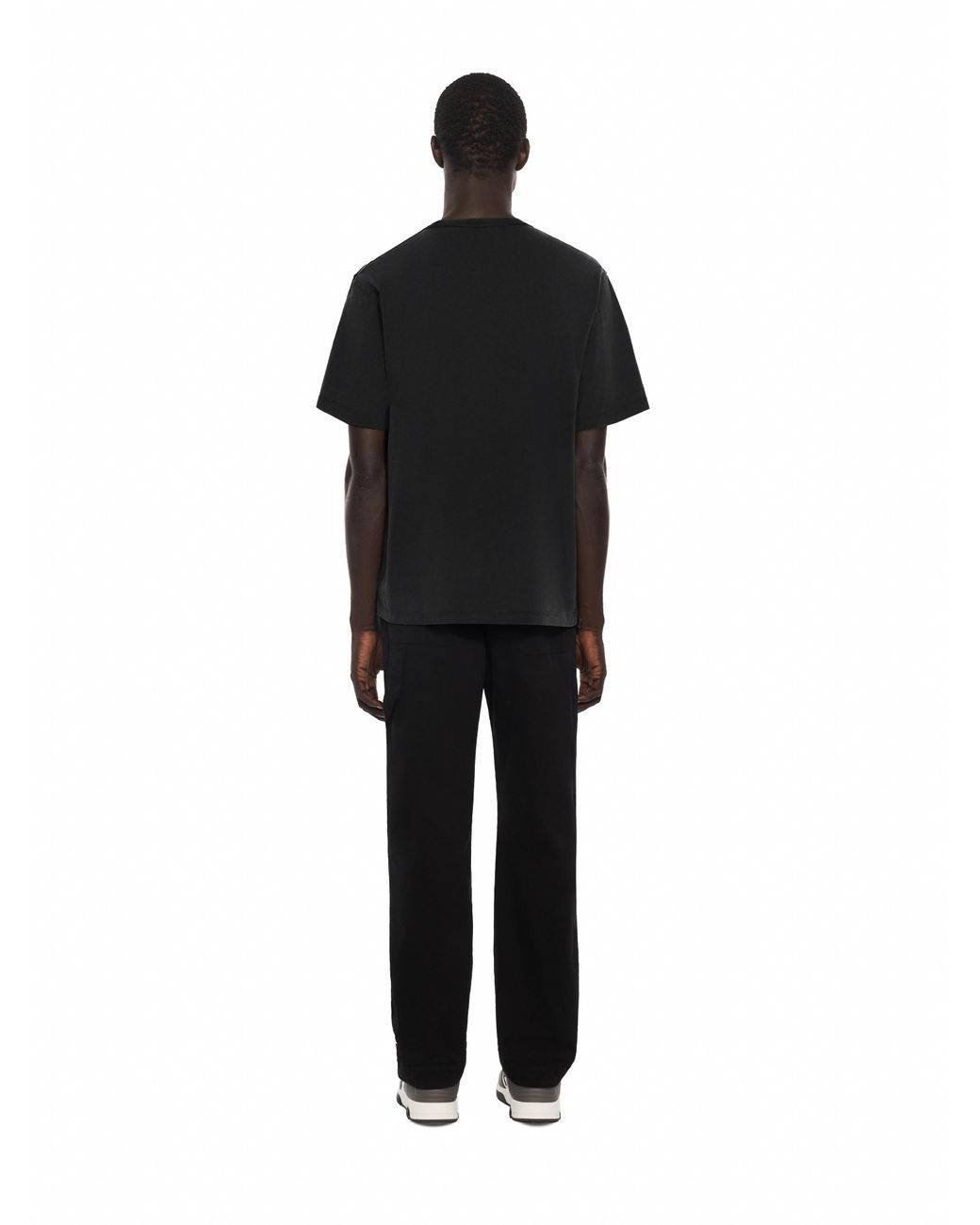 Off-White c/o Virgil Abloh Black Off Stamp Overlap Regular Short Sleeve T-Shirt for men