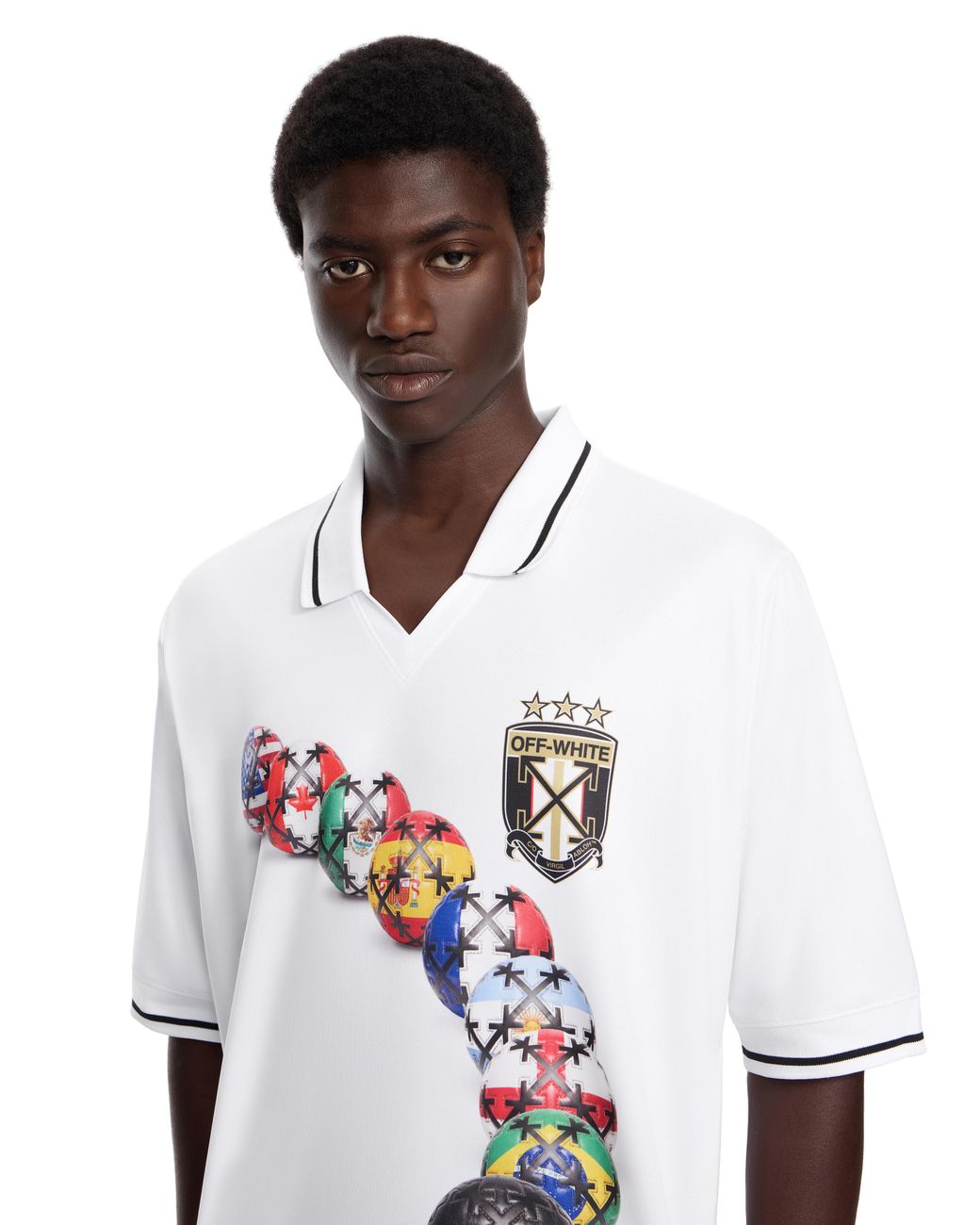 Off-White c/o Virgil Abloh White Soccer '26 Tech T-Shirt for men