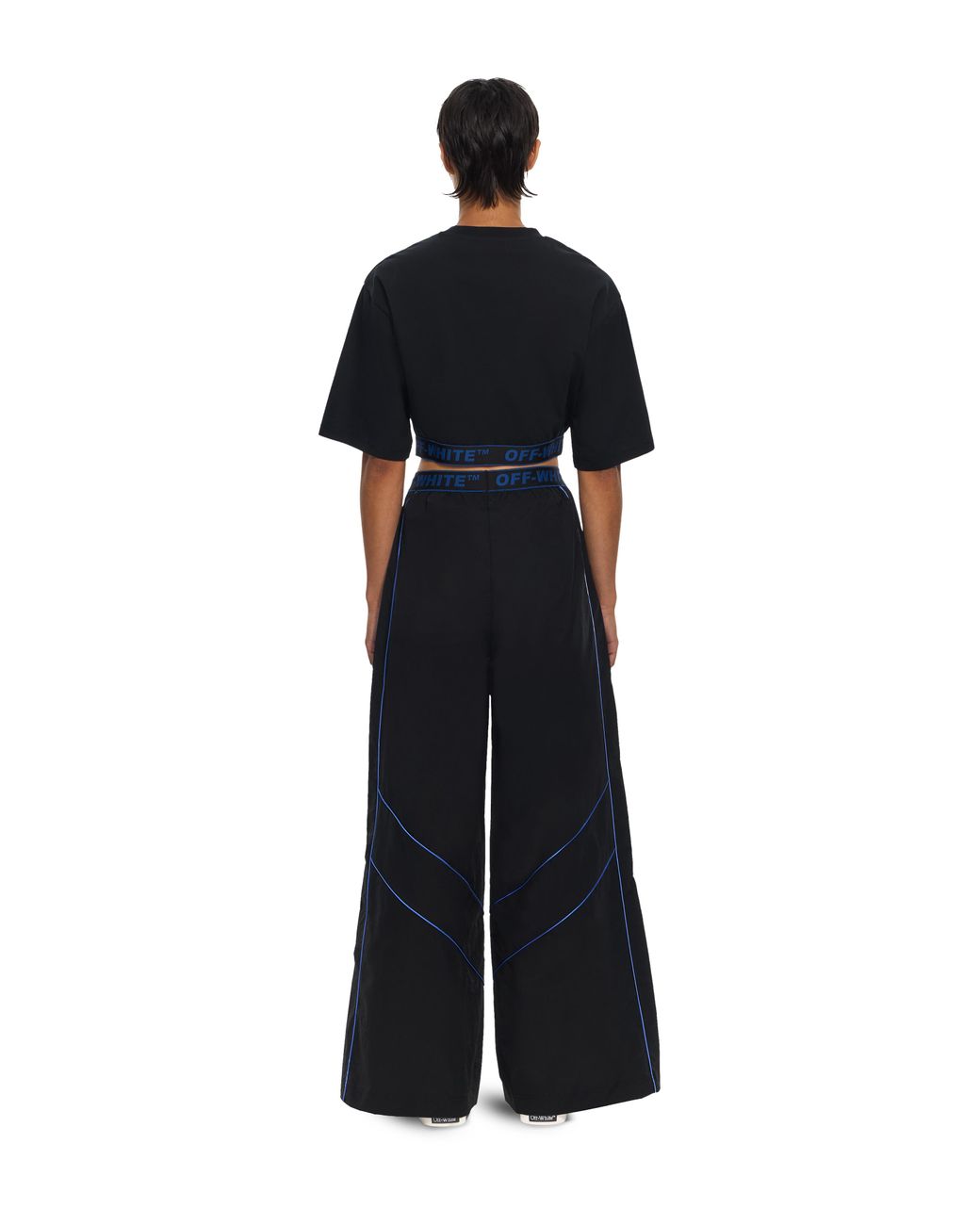Off-White c/o Virgil Abloh Black Logoband Jersey T-Shirt
