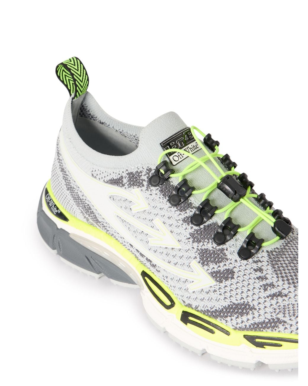 Off-White c/o Virgil Abloh Metallic Be Right Back Knit Sneakers for men