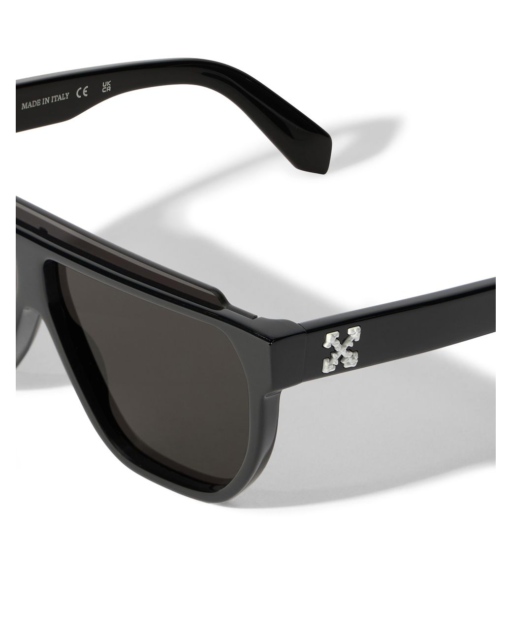 Off-White c/o Virgil Abloh Black Earth Dark Lens Sunglasses
