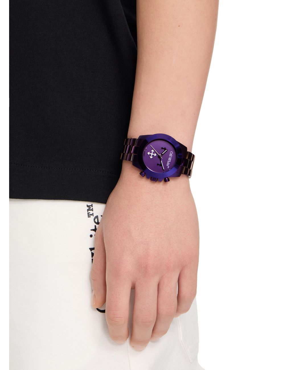 Off-White c/o Virgil Abloh Purple "Reset" Watch for men
