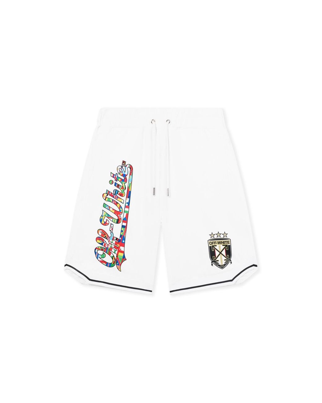 Off-White c/o Virgil Abloh White Soccer '26 Tech Shorts for men