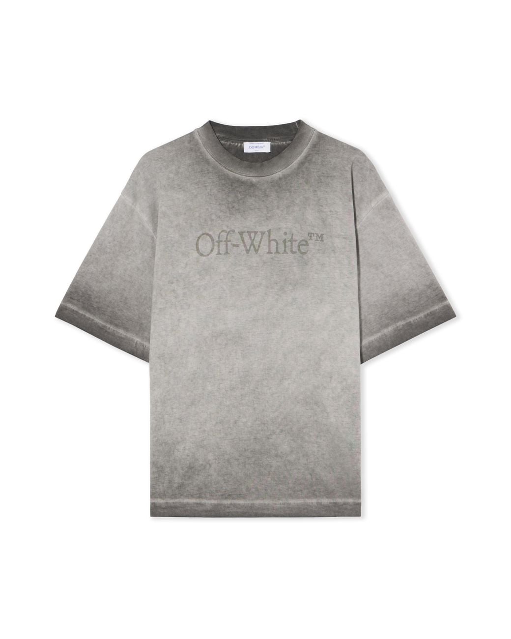 Off-White c/o Virgil Abloh Gray Laundry Skate Logo Tee for men