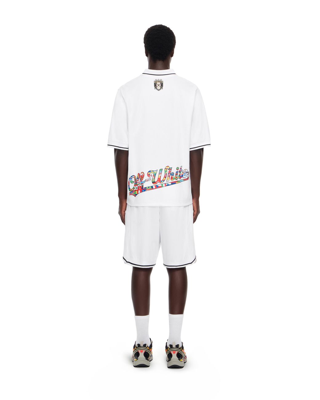 Off-White c/o Virgil Abloh White Soccer '26 Tech Shorts for men