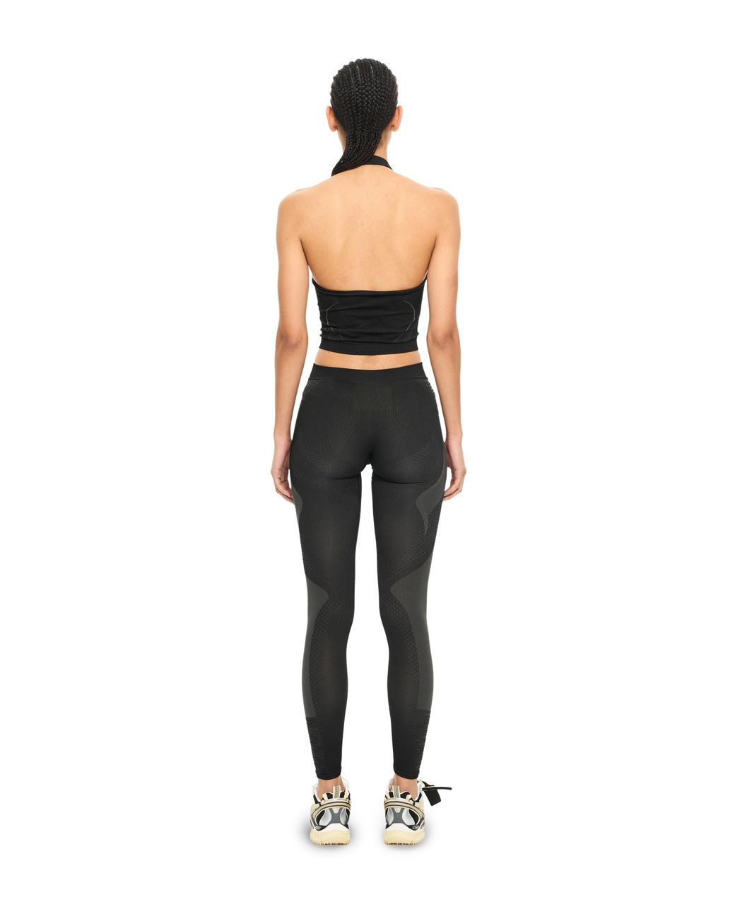 Off-White c/o Virgil Abloh Black Racing Seamless Leggings