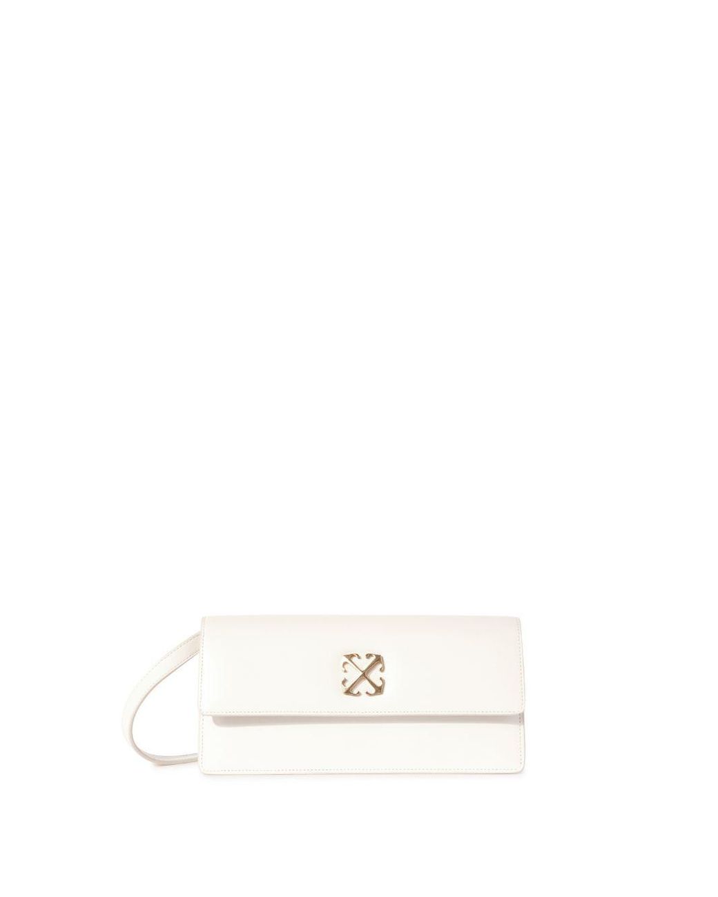 Off White c o Virgil Abloh Jitney 1.0 Shoulder Bag in White Lyst