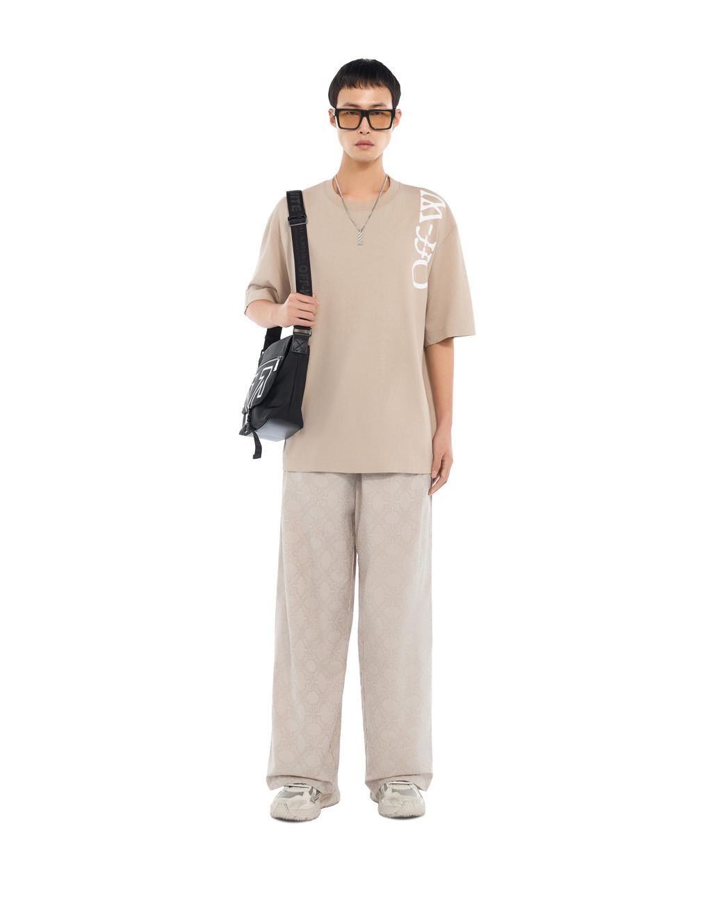 Off-White c/o Virgil Abloh White Vertical Bookish Skate T-Shirt for men