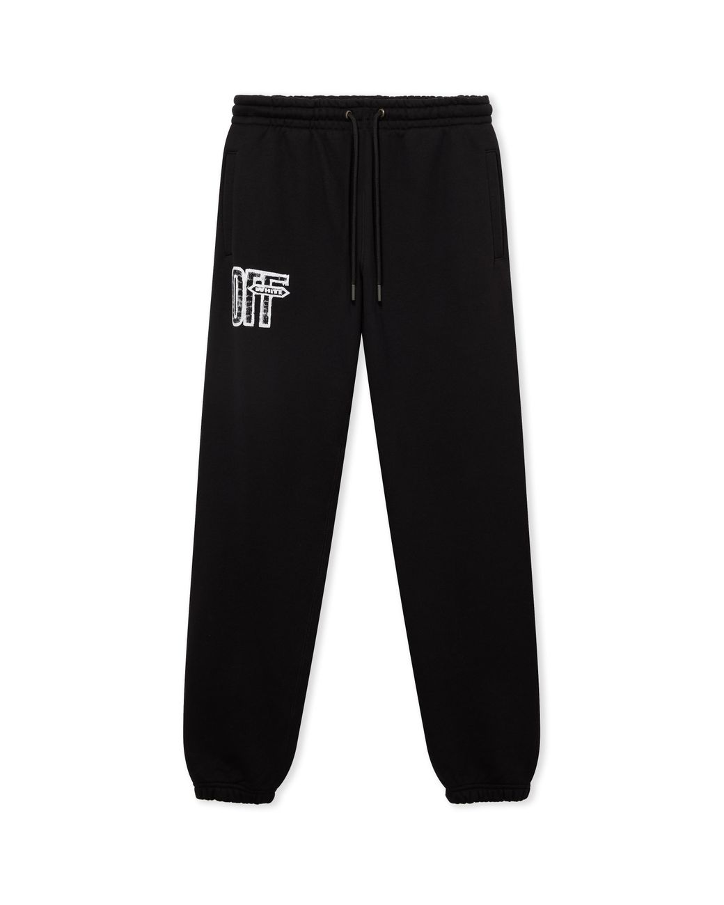 Off-White c/o Virgil Abloh Black Motion Arrow Cuffed Sweatpants for men