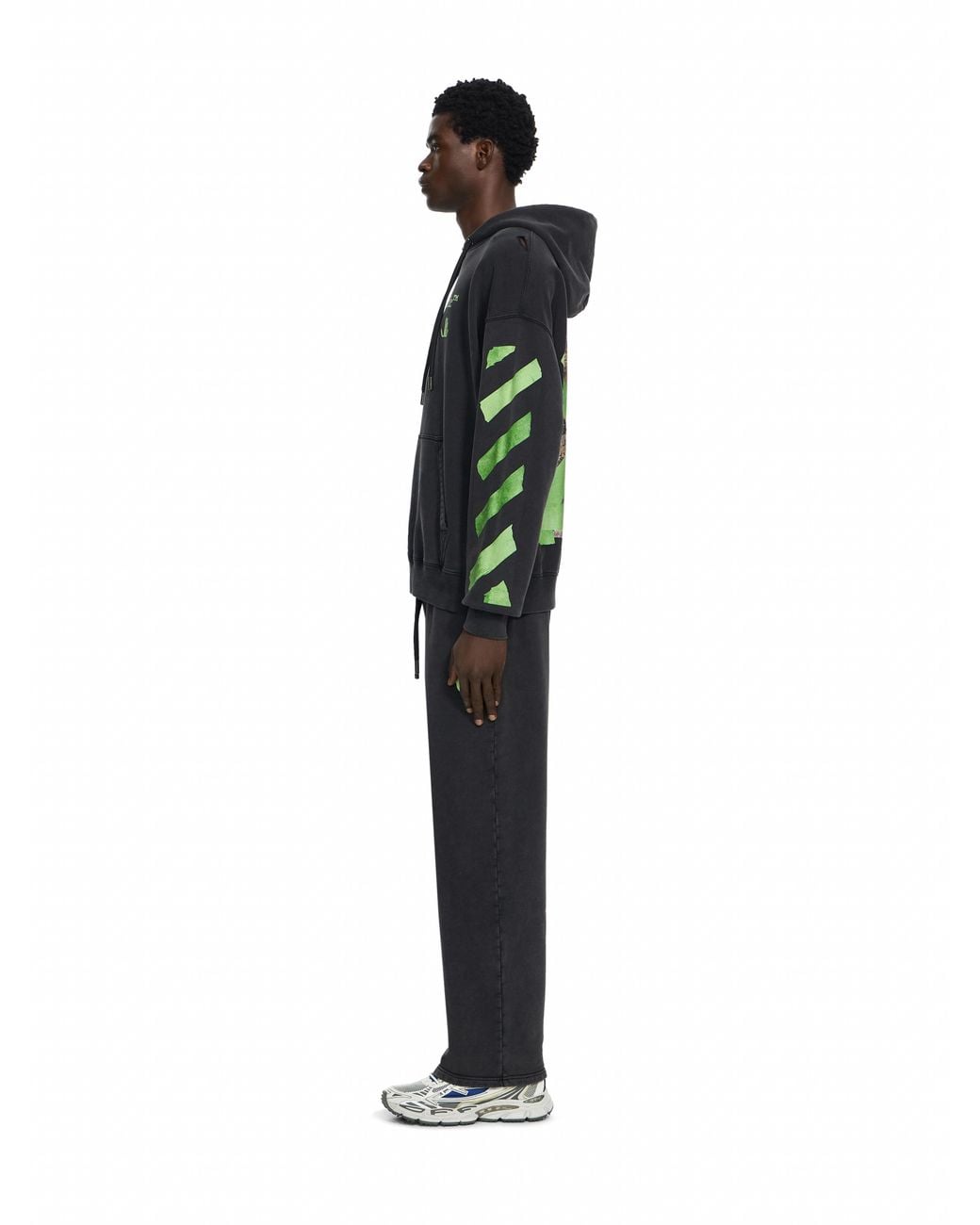 Off-White c/o Virgil Abloh Black Bacco Arrow Skate Hoodie for men