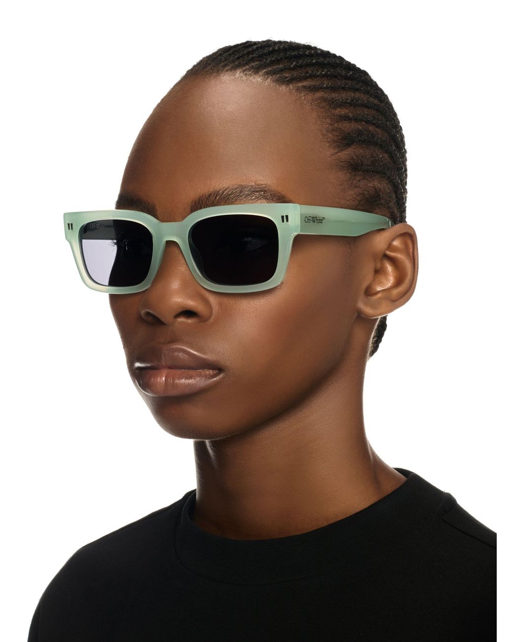 Off-White c/o Virgil Abloh Gray Midland Sunglasses