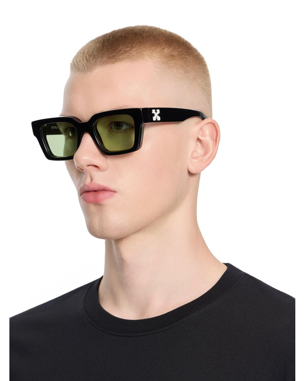 Off-White c/o Virgil Abloh Black Virgil L Light Lens Sunglasses