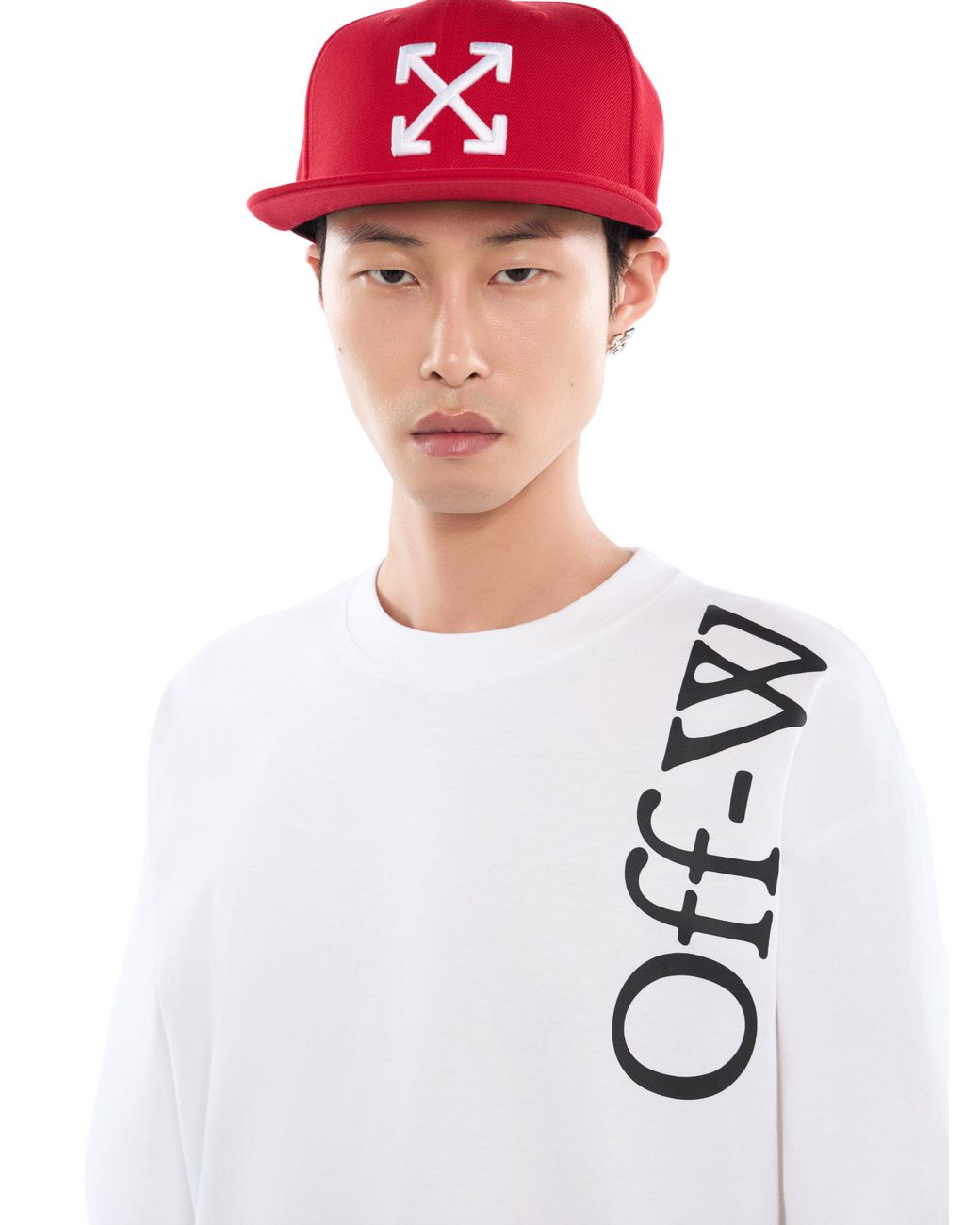 Off-White c/o Virgil Abloh White Vertical Bookish Skate T-Shirt for men