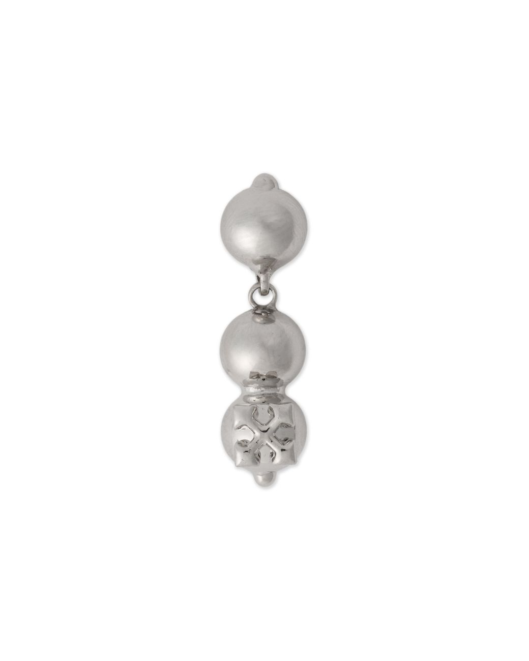 Off-White c/o Virgil Abloh White Arrow Ballchain Mono Earring for men