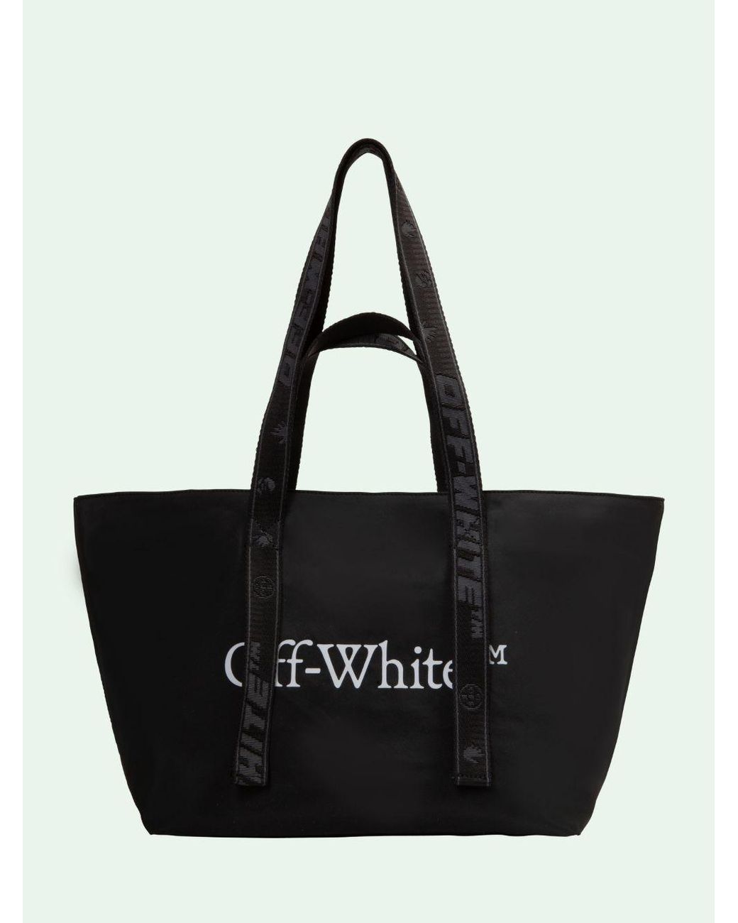 Off-White c/o Virgil Abloh Commercial Tote - Silver Totes, Handbags -  WOWVA52978
