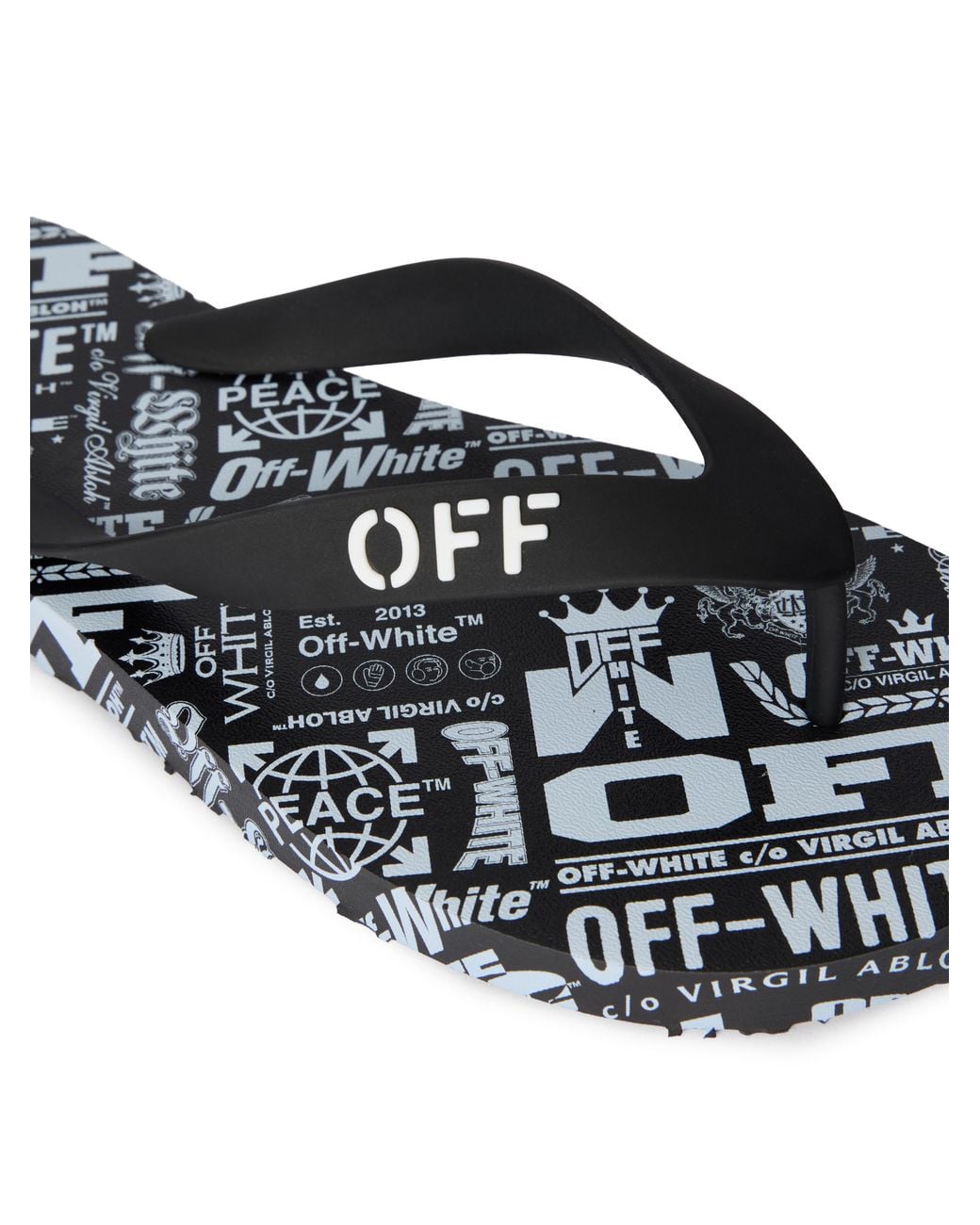 Off-White c/o Virgil Abloh White Off Stamp Flip Flops