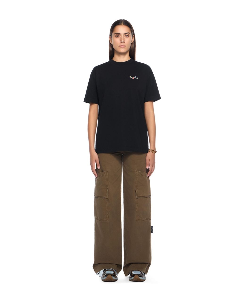 Off-White c/o Virgil Abloh Brown Garment Dyed Cargo Trousers