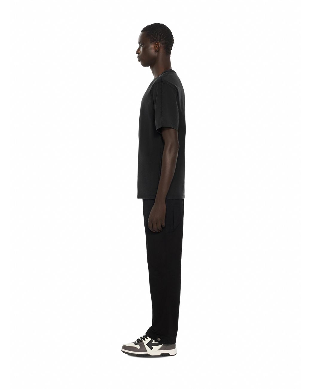 Off-White c/o Virgil Abloh Black Off Stamp Overlap Regular Short Sleeve T-Shirt for men