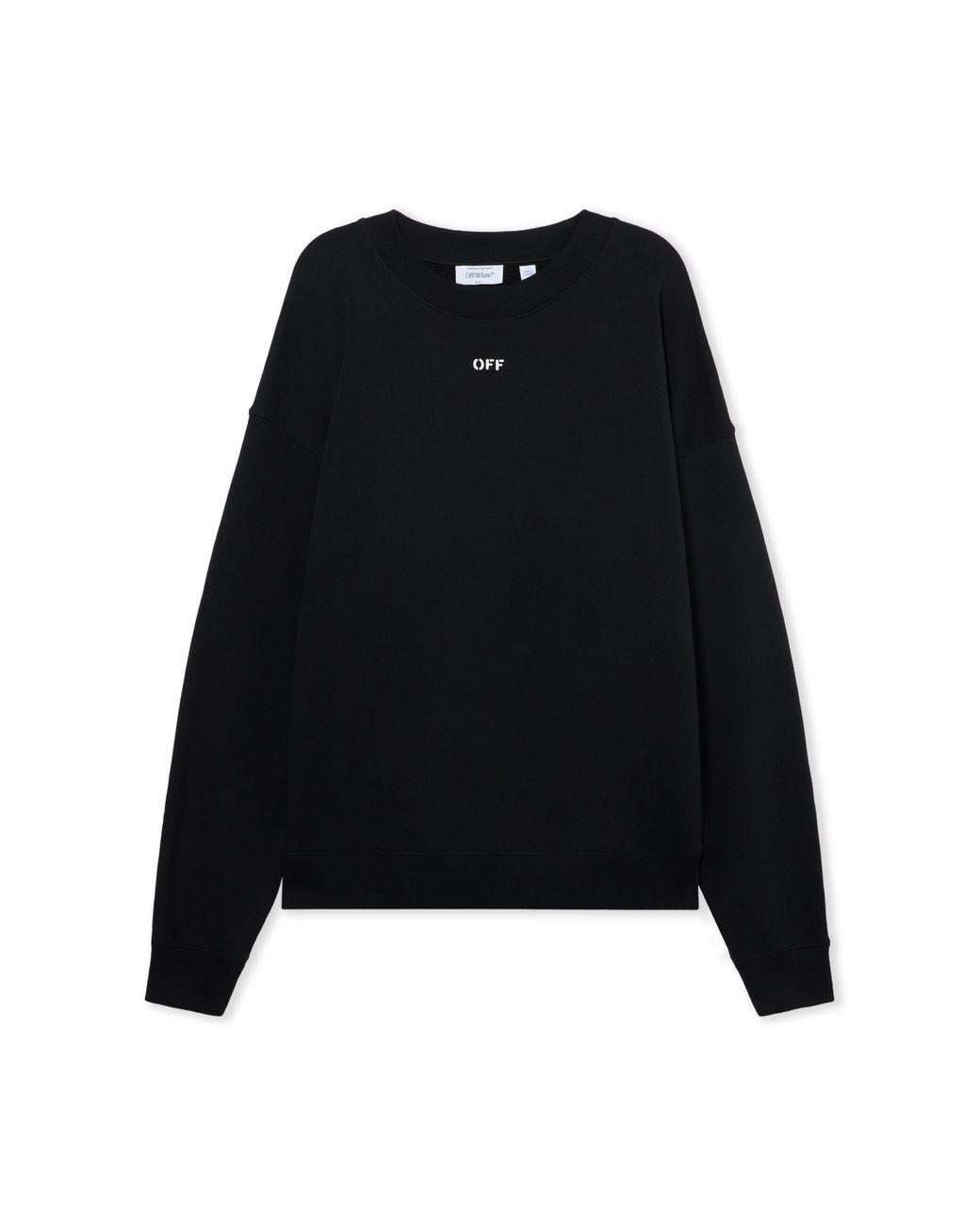 Off-White c/o Virgil Abloh Black Dotted Arrow Diagonal Skate Sweatshirt for men