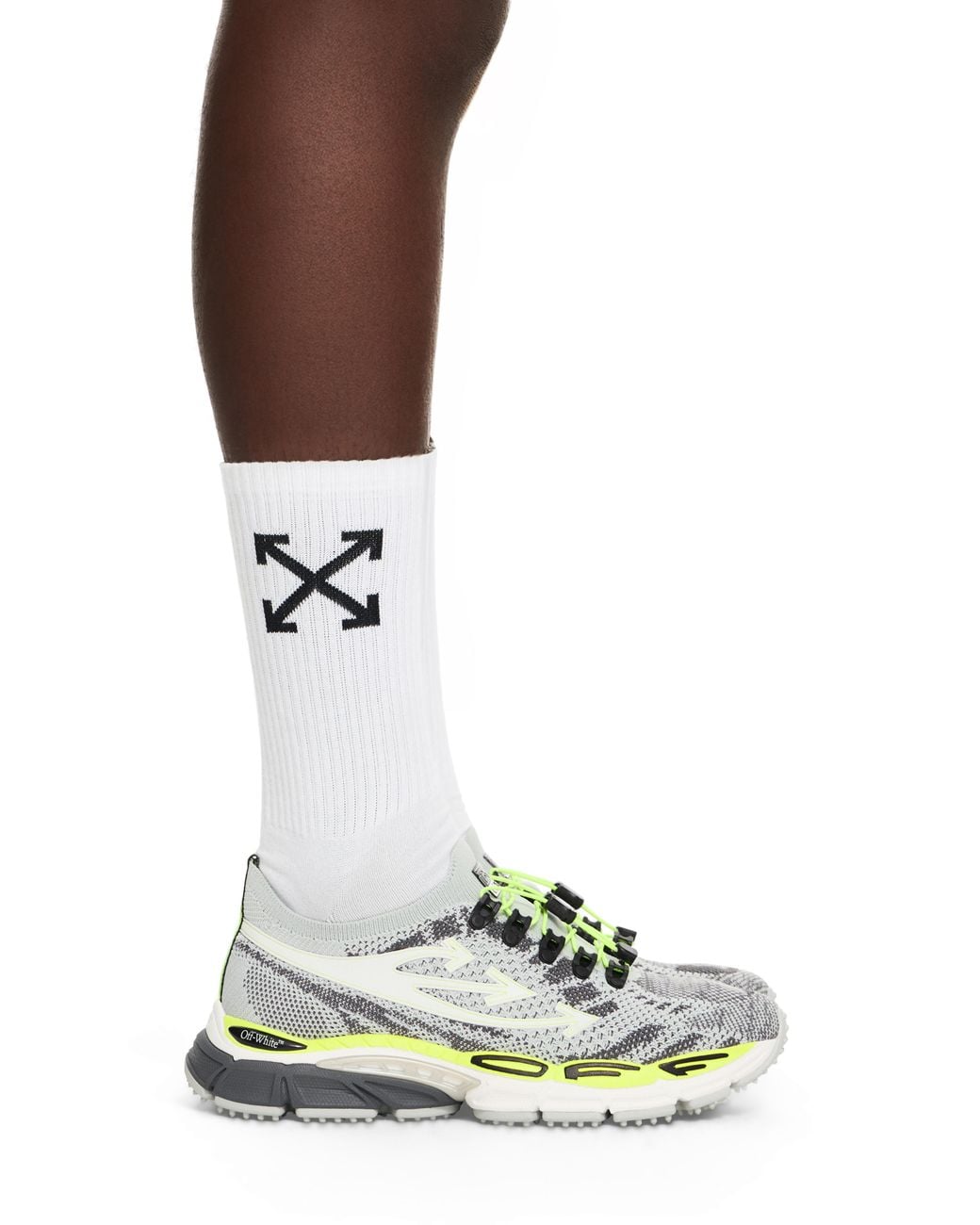 Off-White c/o Virgil Abloh Metallic Be Right Back Knit Sneakers for men