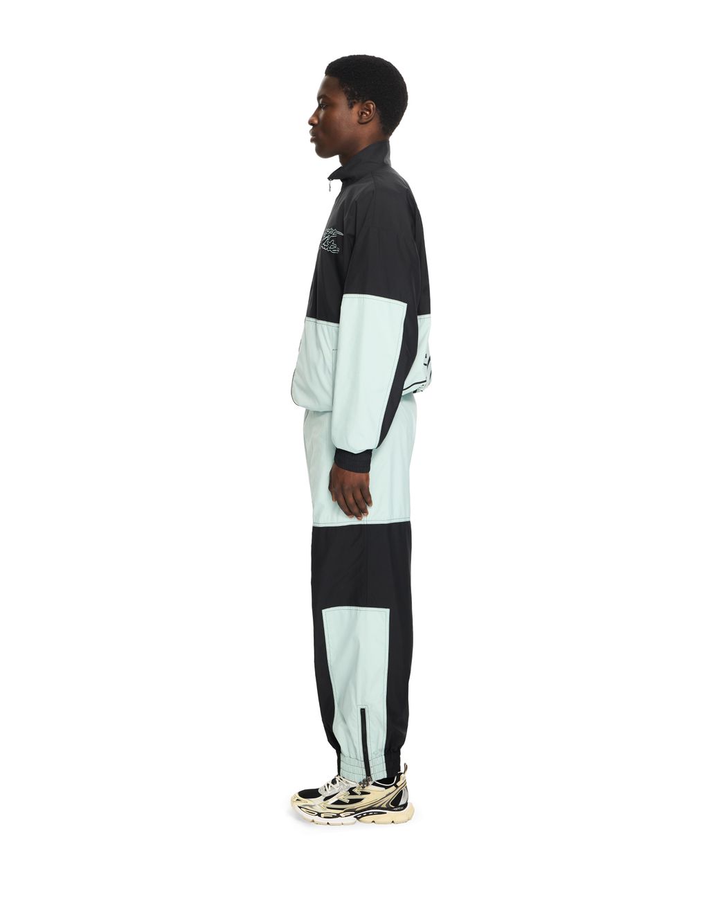 Off-White c/o Virgil Abloh Blue Marker Nylon Relaxed Tracktop for men