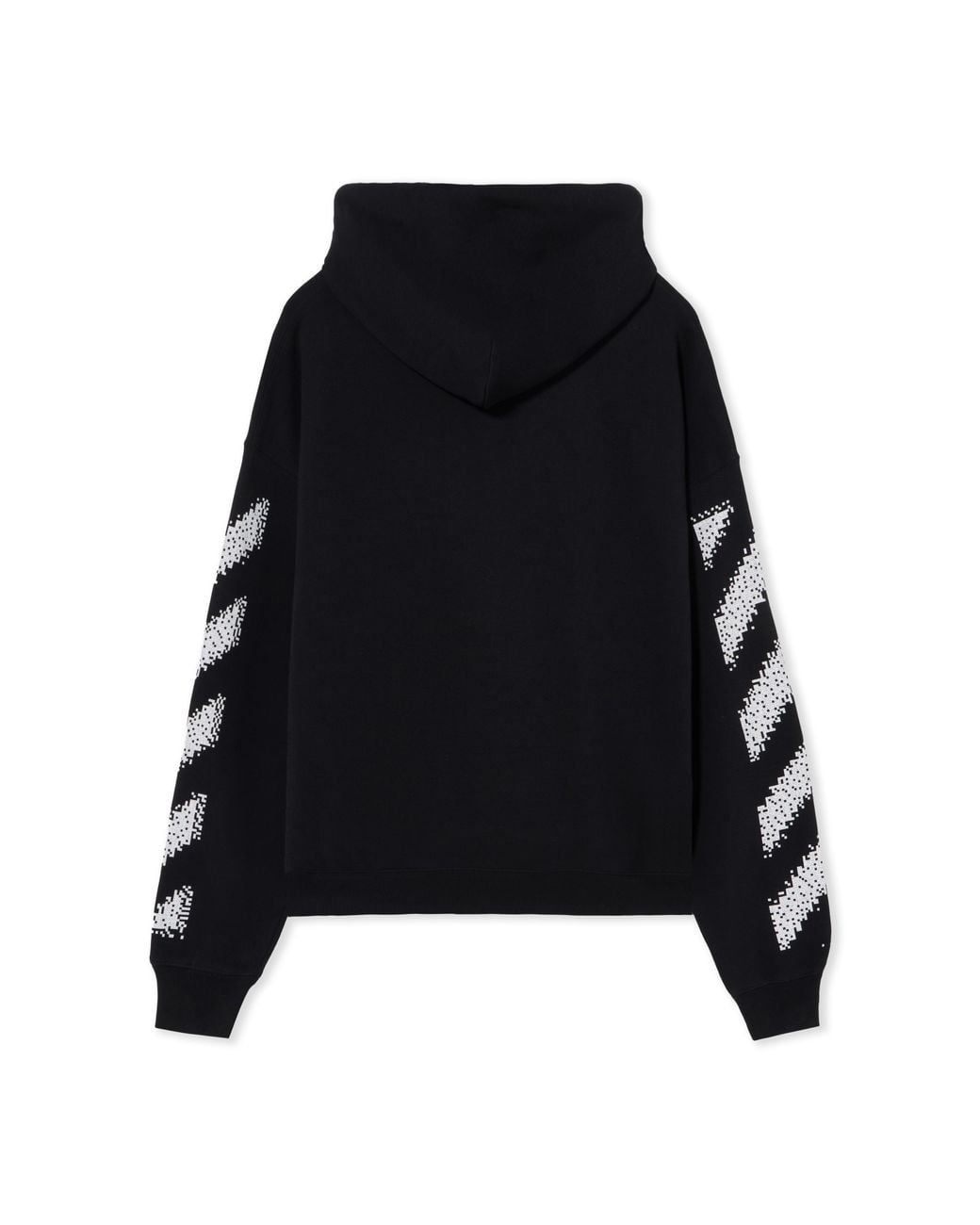 Off-White c/o Virgil Abloh Black Pixel Diagonal Hoodie for men