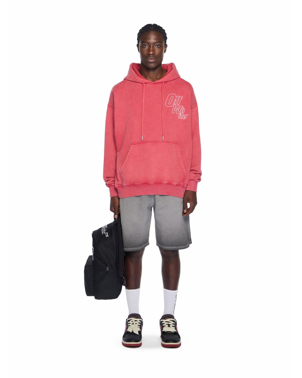 Off-White c/o Virgil Abloh Red Outline Arrow Skate Hoodie for men