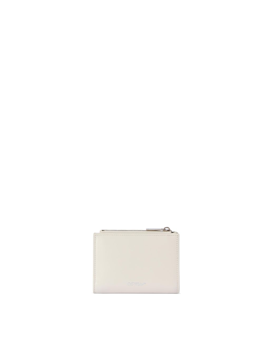 Off-White c/o Virgil Abloh White Jitney Quote Zippered Bifold