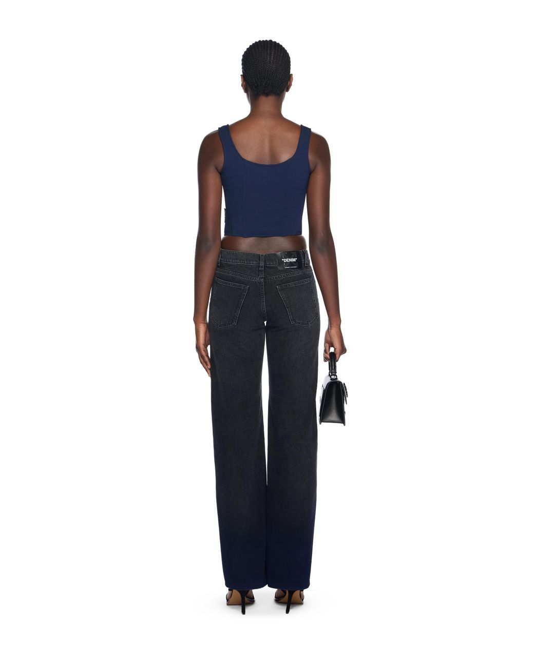 Off-White c/o Virgil Abloh Blue Spray Susy Denim Pants