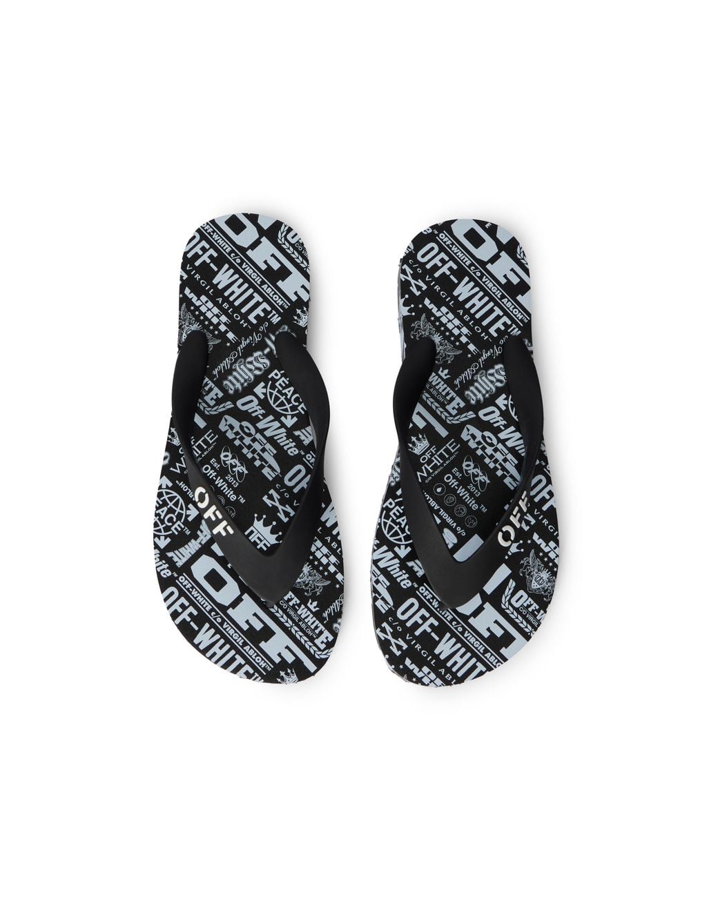 Off-White c/o Virgil Abloh White Off Stamp Flip Flops