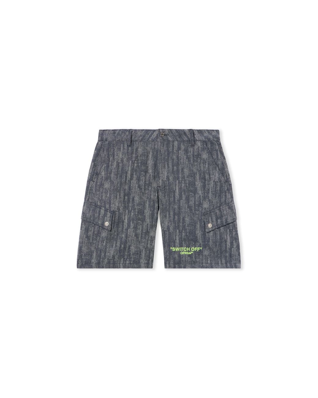 Off-White c/o Virgil Abloh Gray Ss_Switch Off Cargo Shorts for men