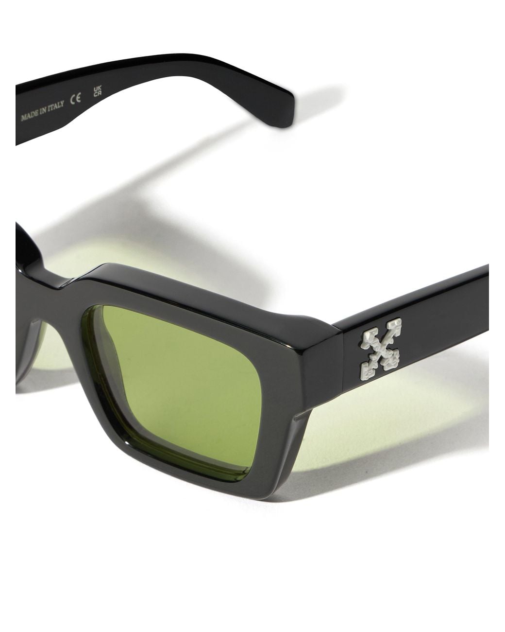 Off-White c/o Virgil Abloh Black Virgil L Light Lens Sunglasses