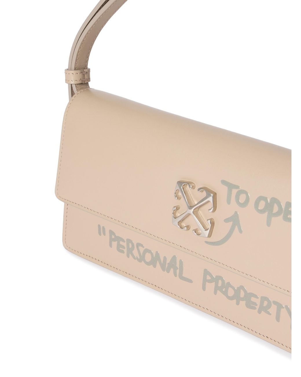 Off-White c/o Virgil Abloh Natural Jitney 1.0 Shoulder Bag