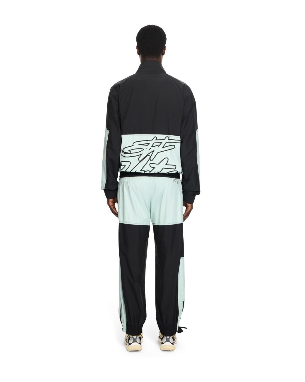Off-White c/o Virgil Abloh Blue Marker Nylon Relaxed Tracktop for men
