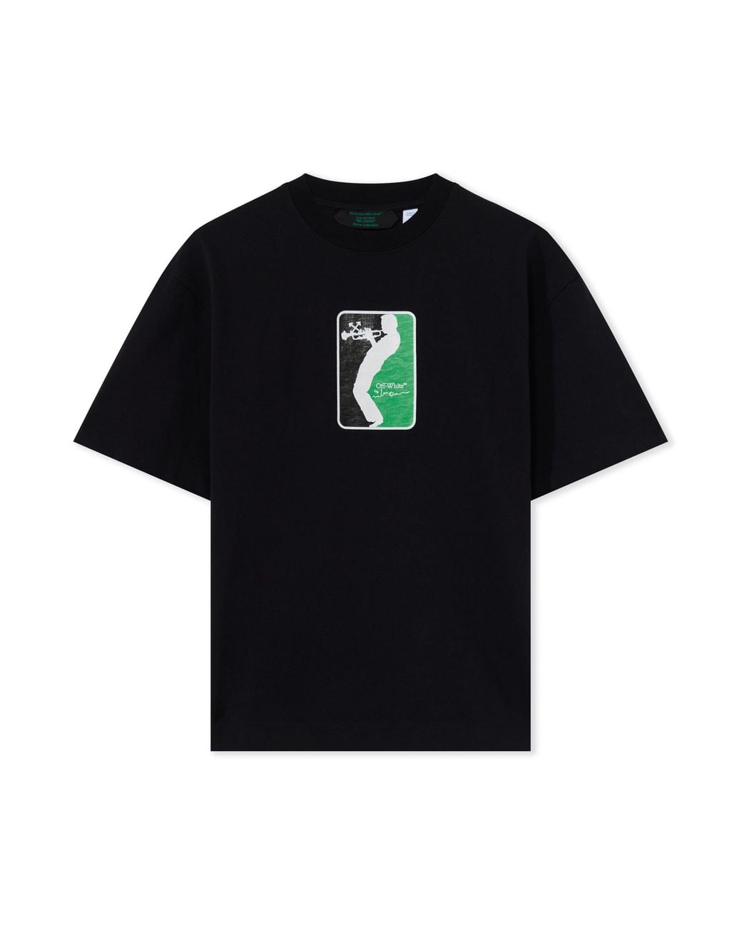 Off-White c/o Virgil Abloh Black Miles Davis League Skate T-Shirt