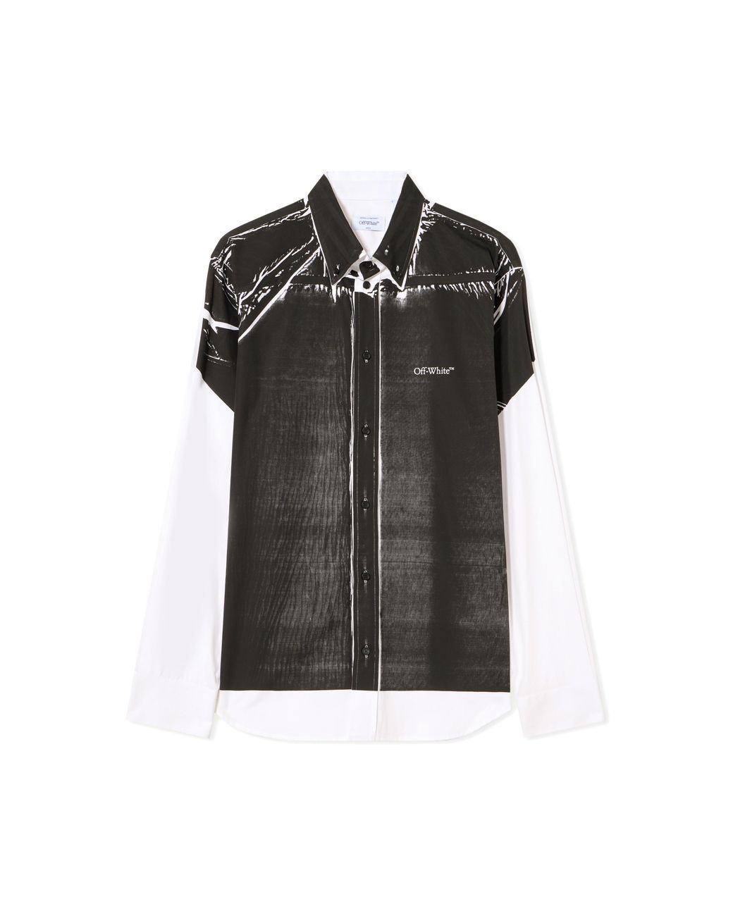 Off-White c/o Virgil Abloh Black Negative Bookish Regular Shirt for men