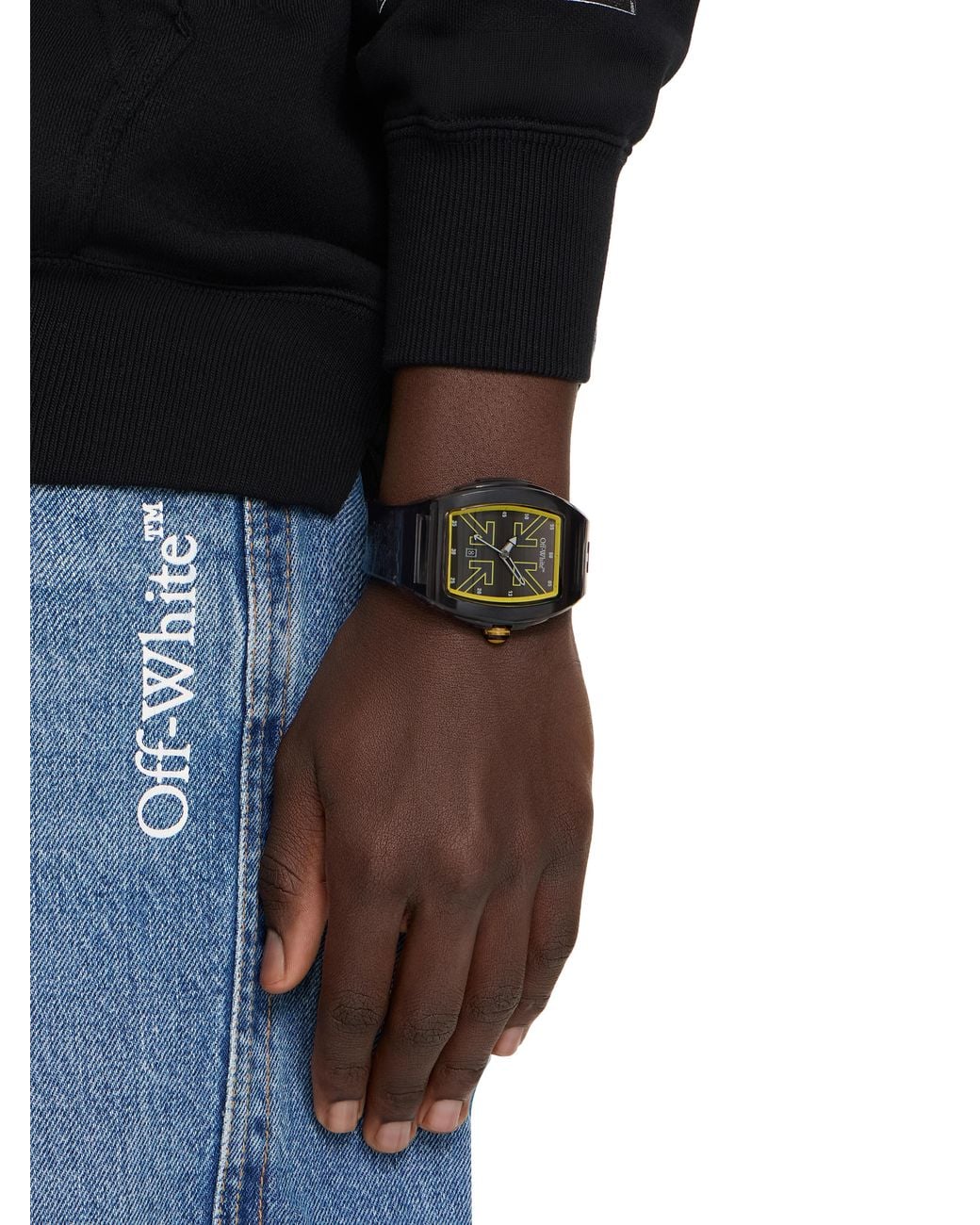 Off-White c/o Virgil Abloh Black "Beat" Watch for men