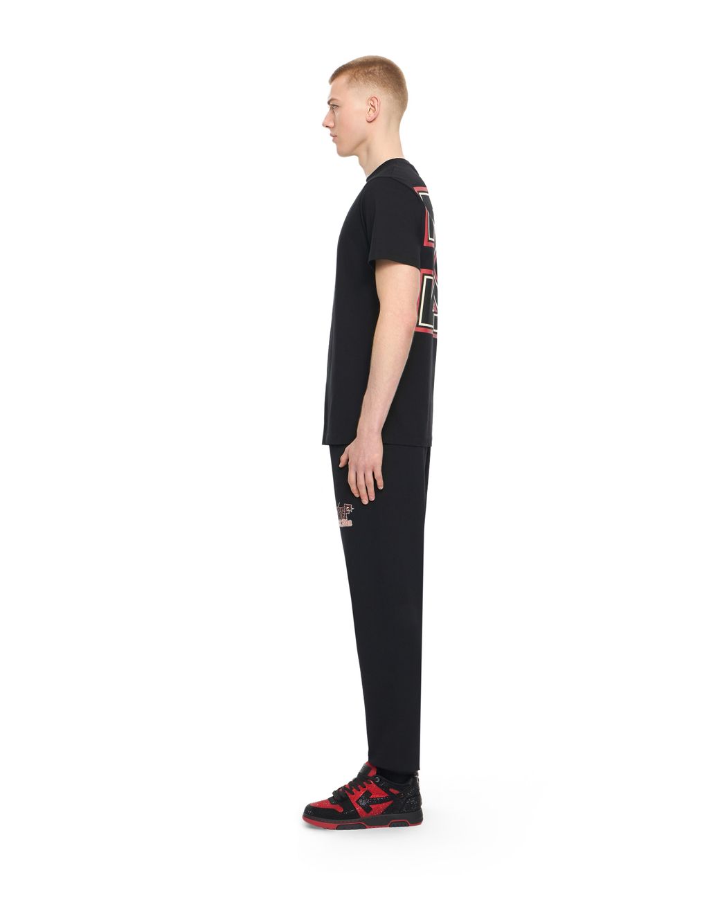 Off-White c/o Virgil Abloh Black Off- C/O Ac Milan Arrow Slim T-Shirt for men