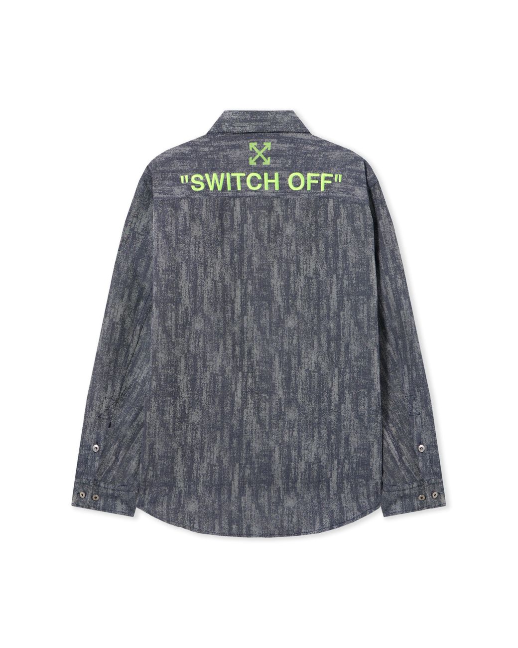 Off-White c/o Virgil Abloh Gray Ss_Switch Off Shirt for men