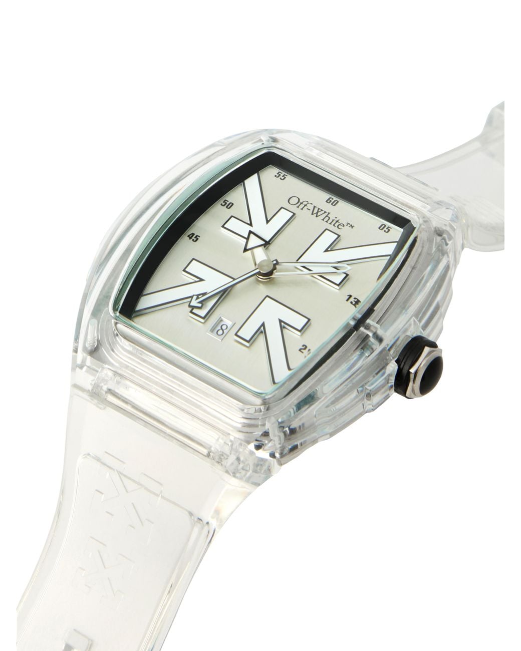 Off-White c/o Virgil Abloh Metallic "Beat" Watch for men