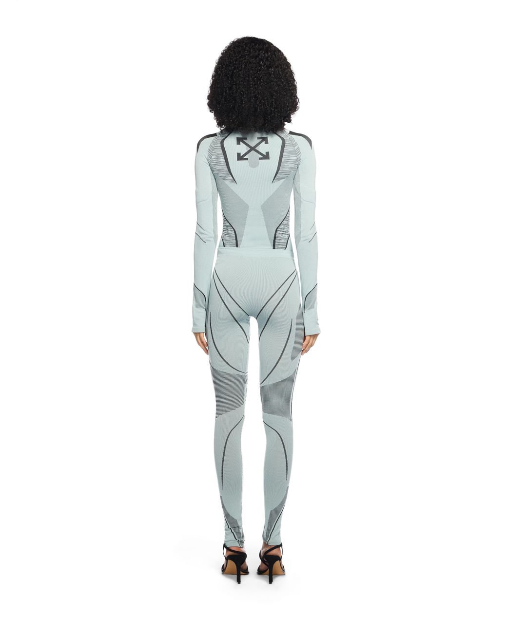 Off-White c/o Virgil Abloh Blue Seamless Race Top