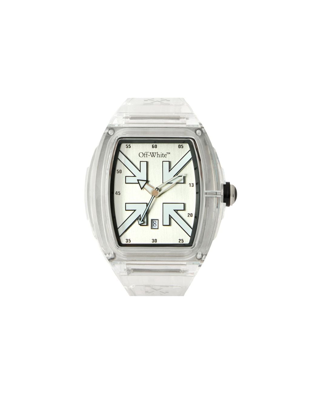 Off-White c/o Virgil Abloh Metallic "Beat" Watch for men
